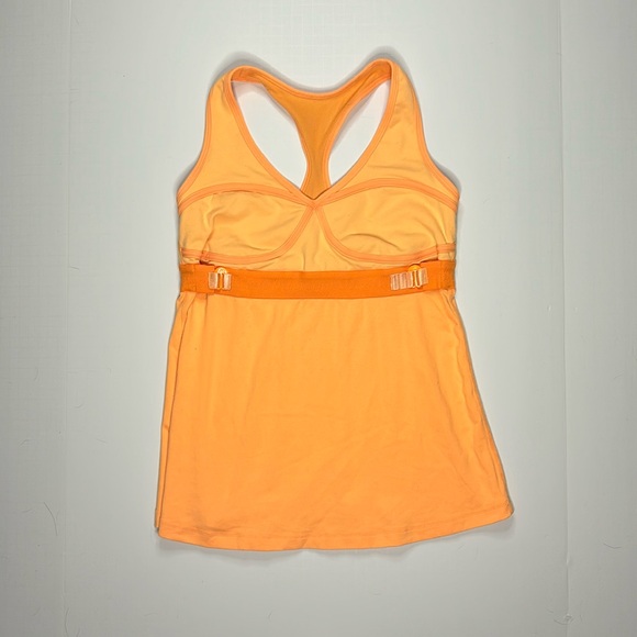 lululemon athletica Tops - Lululemon Bright Orange Razorback Tank Top Size 10